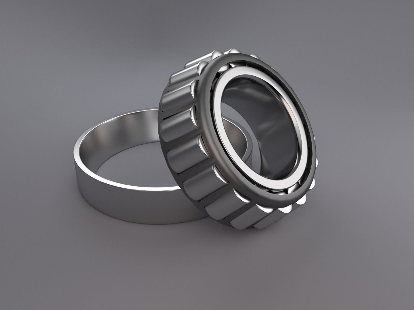 bearing tapered thrust 3D model CGTrader