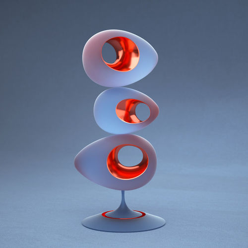 Egg sculpture 3D model 3D printable | CGTrader
