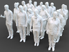 3D model 192 Stylized Human Statues Collection VR / AR / low-poly ...