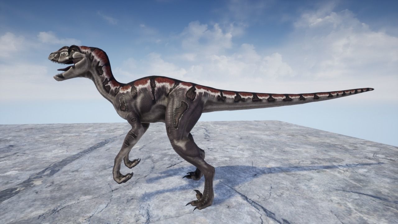 3d velociraptor