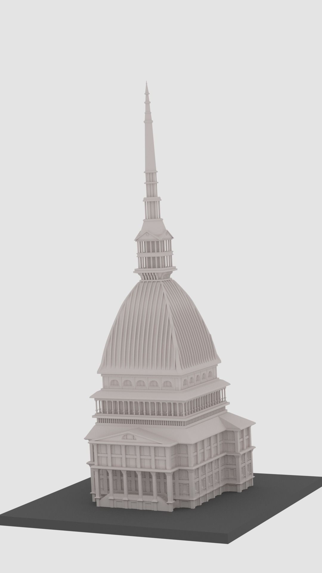 Mole Antonelliana 3D model | CGTrader