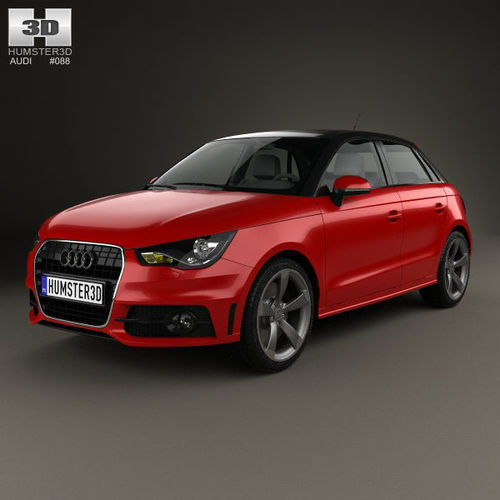 Audi A1 sportback 2012 3D model