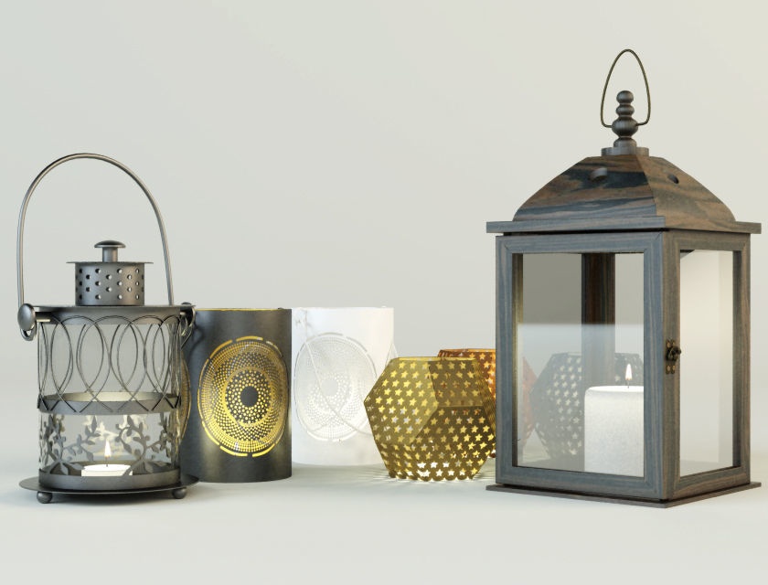 Lanterns by Jysk 3D model CGTrader