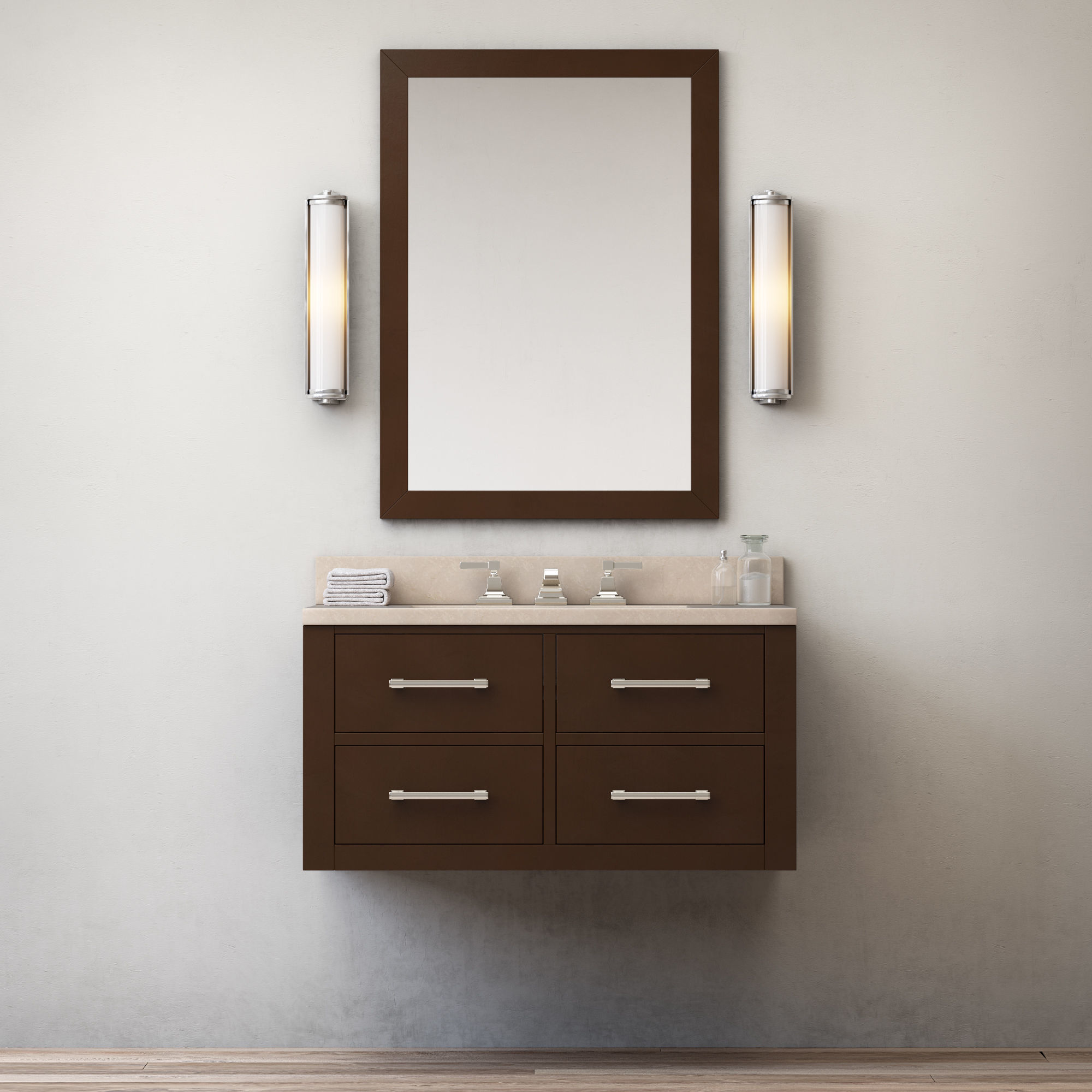 3d Model Rh Hutton Single Floating Vanity Espresso Rh Hutton Single Floating Vanity Espresso 3d Model Max Obj 3ds Mtl Mat 3