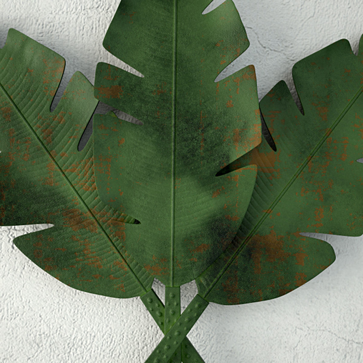 Palm Leaves Metal Wall Art 3d Model Cgtrader Palm Leaves Metal Wall Art 3d Model Max Fbx Unitypackage 4