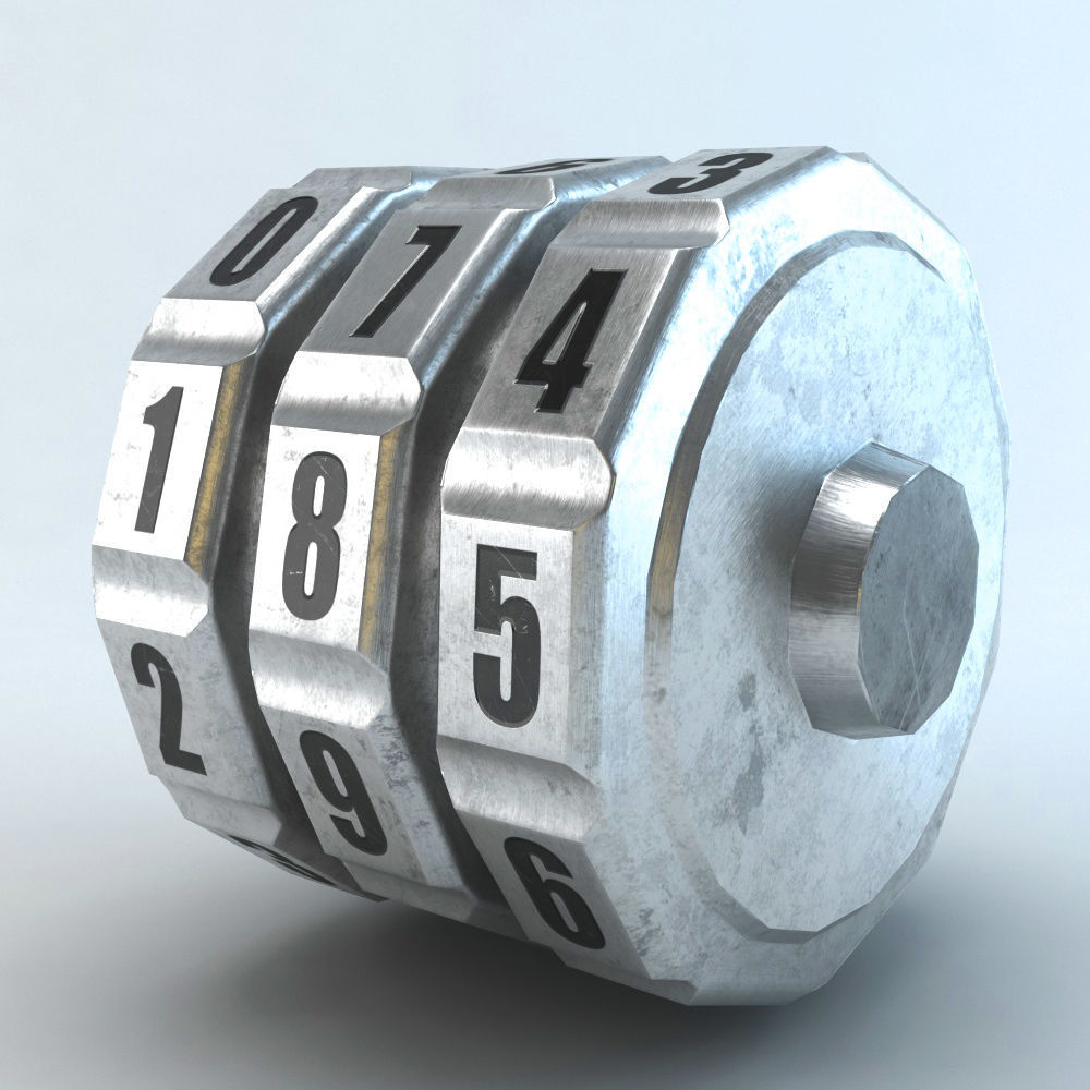 3D model Counter wheel VR / AR / low-poly | CGTrader