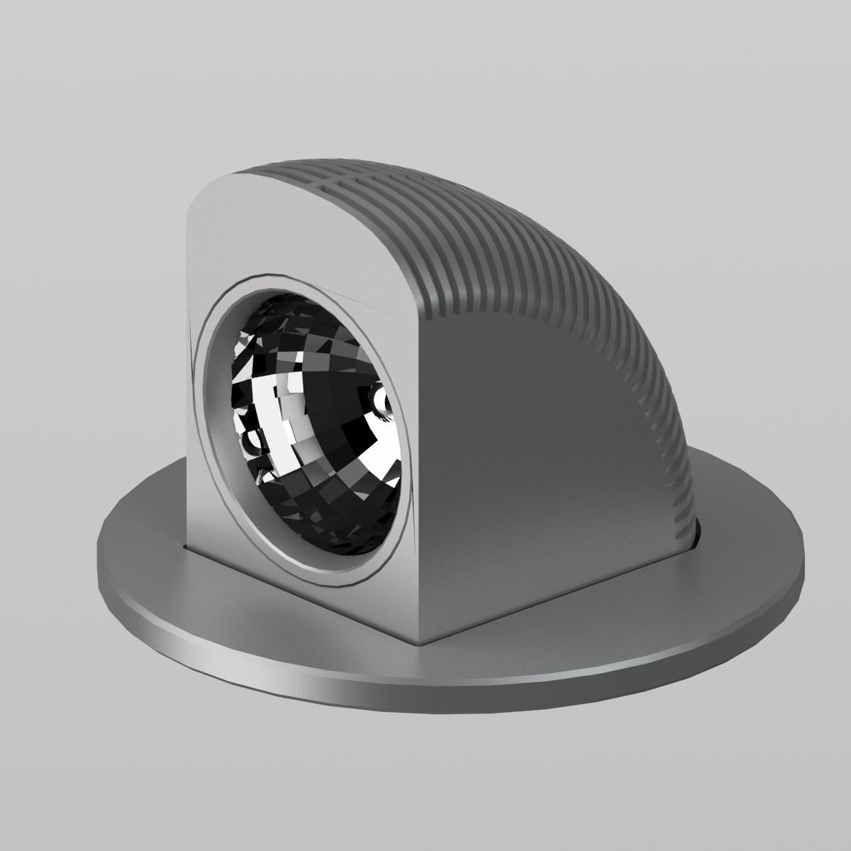 Grey Lamp  3D model