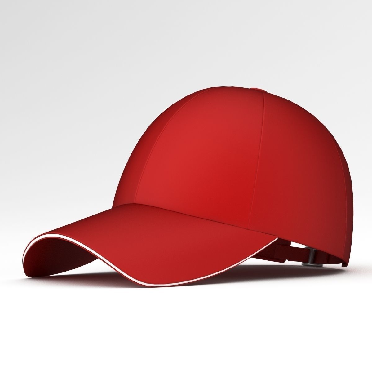 Red Baseball Cap 3D model CGTrader