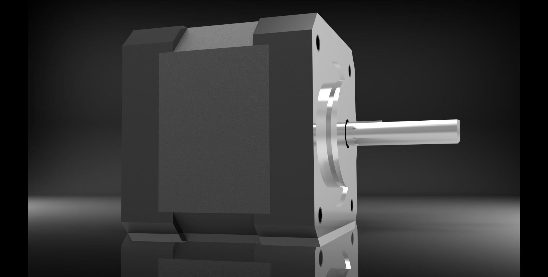 Nema 17 Stepper Motor 3D model CGTrader