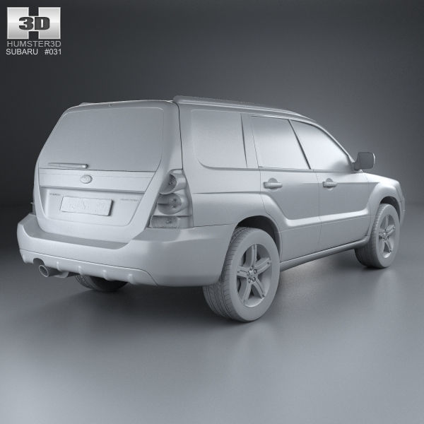 Subaru Forester 2006 Cgtrader Subaru Forester 2006 Model