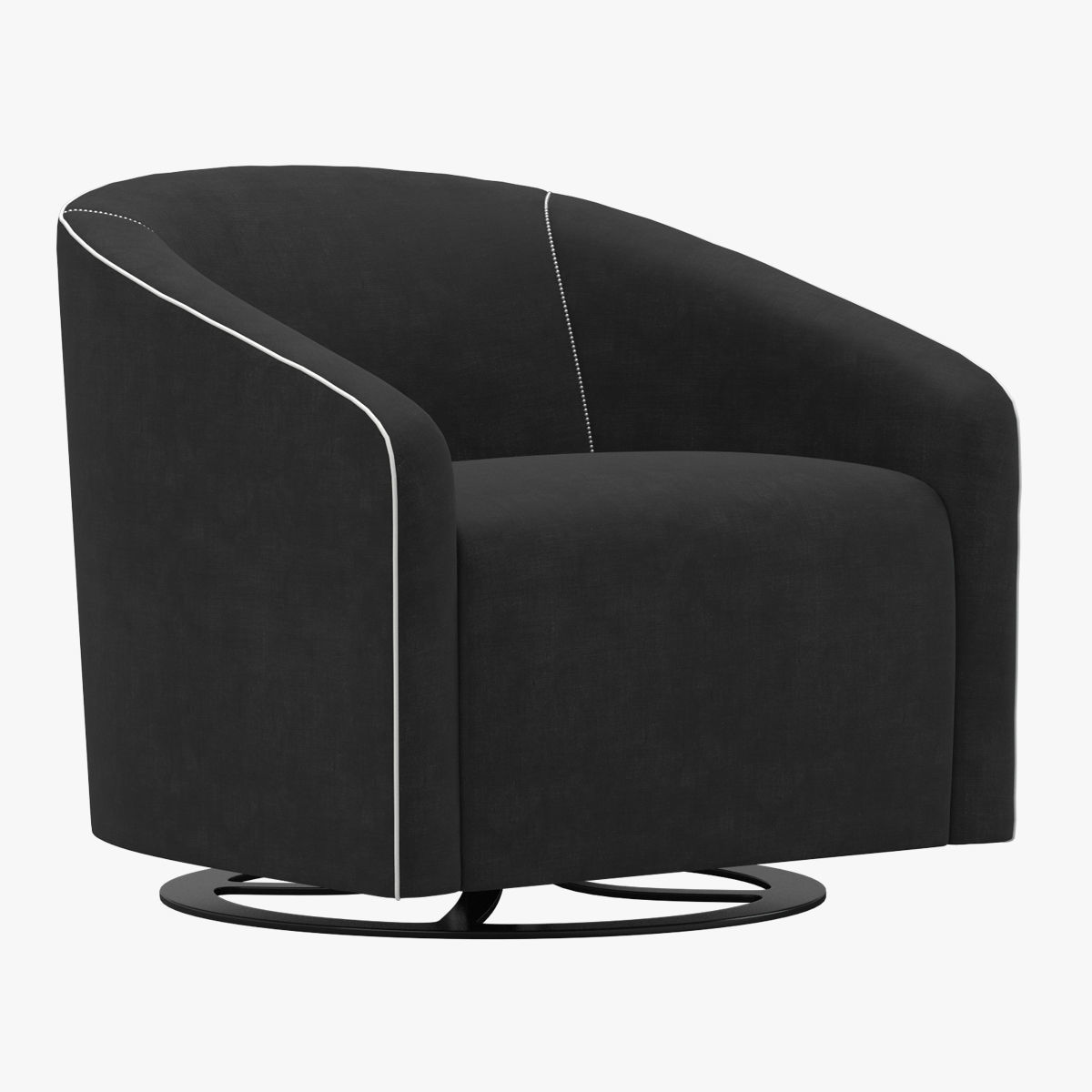 Black indoor chair 3D model