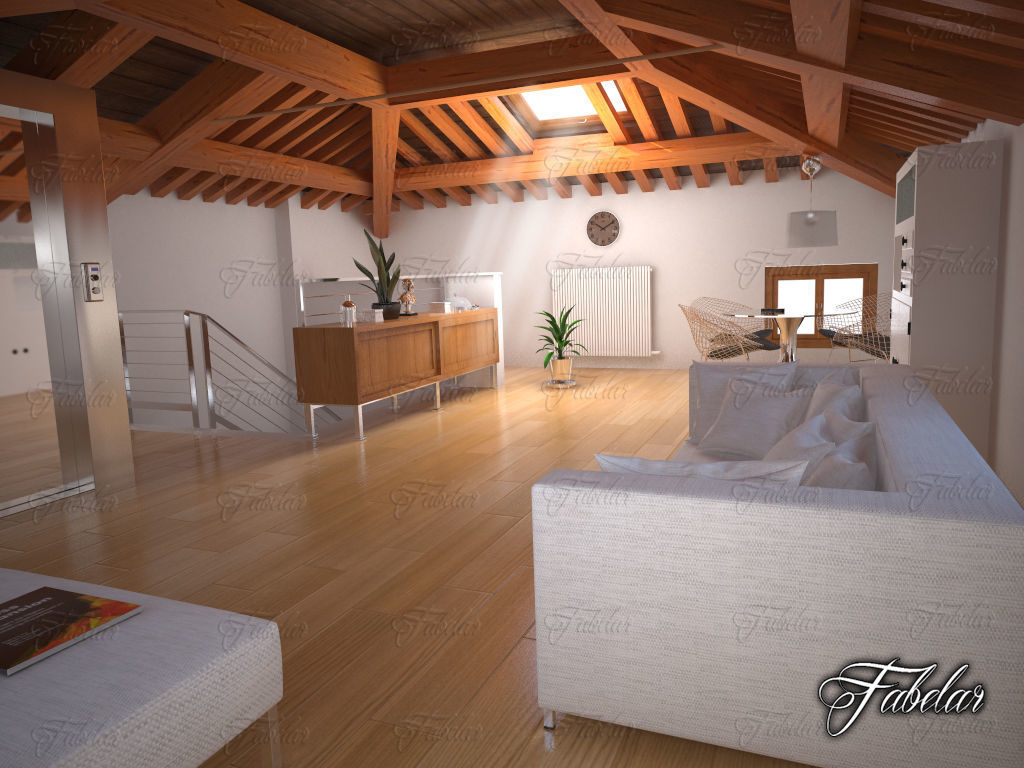 Loft 01 3D model