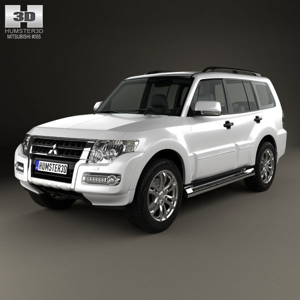 Mitsubishi Pajero Montero Wagon 2015 3d Cgtrader