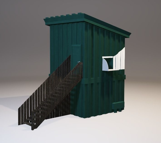 Skeet House 3D Model CGTrader