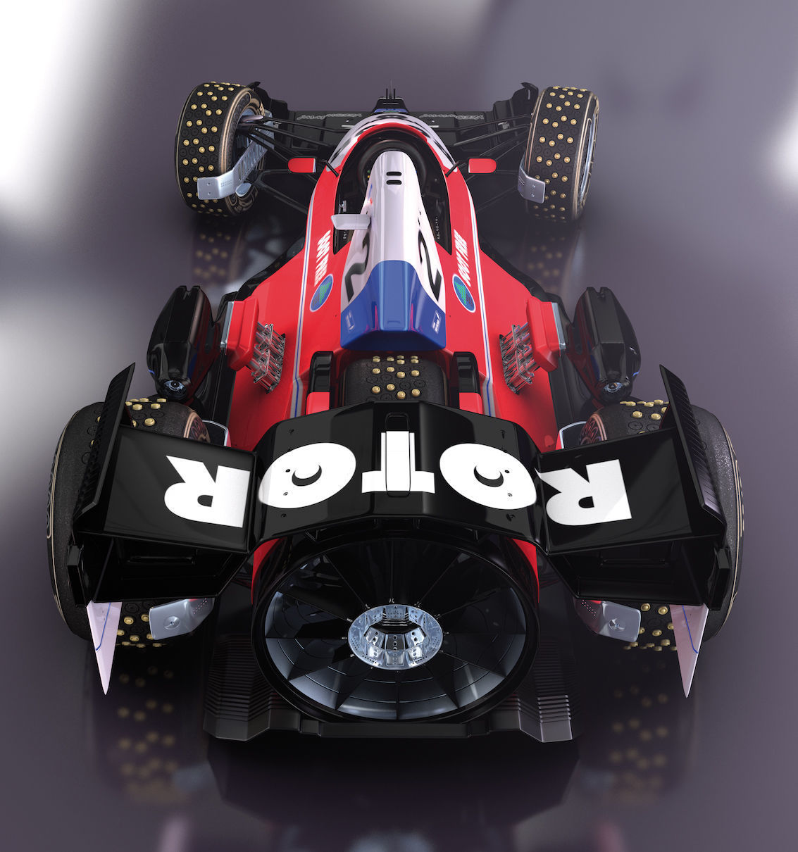 Rotor Racer Soot Free Team 3D model | CGTrader