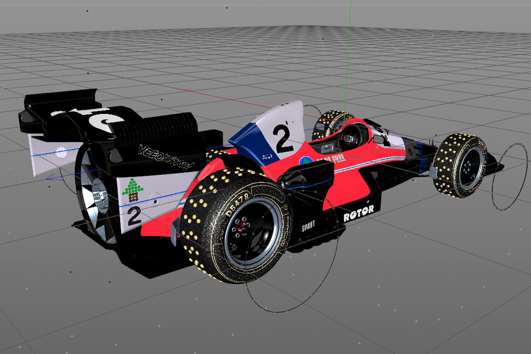 Rotor Racer Soot Free Team 3D model | CGTrader