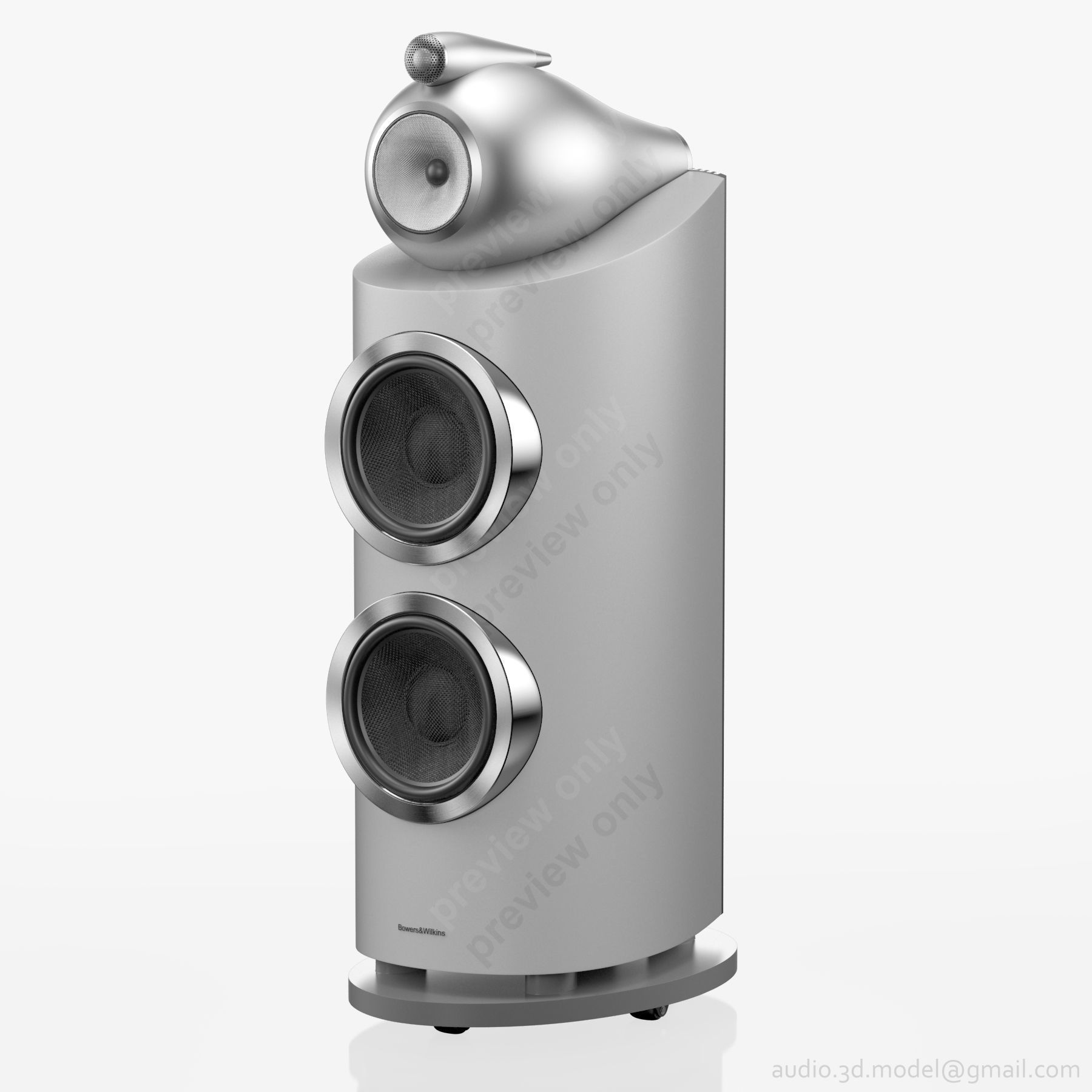 Bowers and Wilkins 800 D3 Satin White