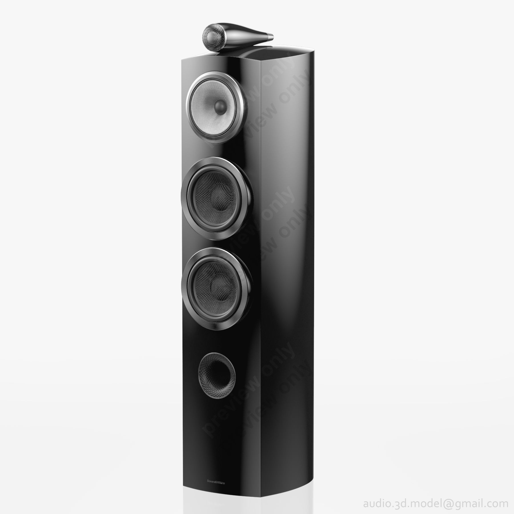 Bowers and Wilkins 804 D3 Black Gloss