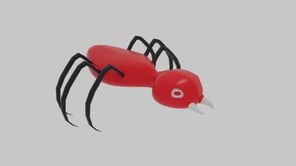 Bug Monster Alien model Low-poly 3D model