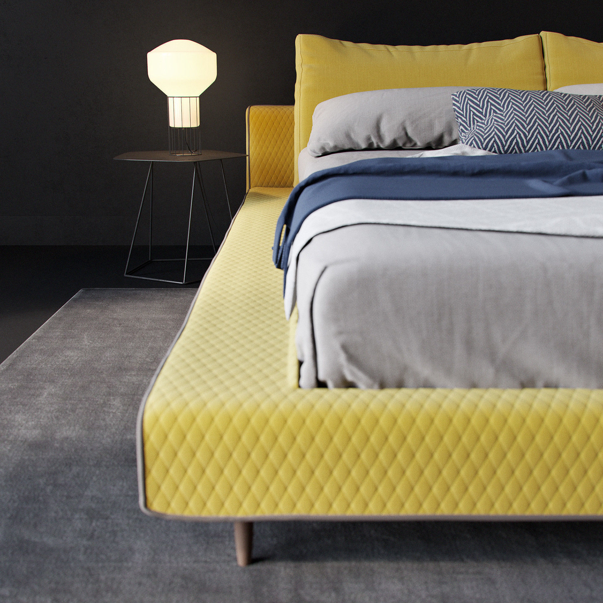 Bonaldo owen bed 3D model CGTrader