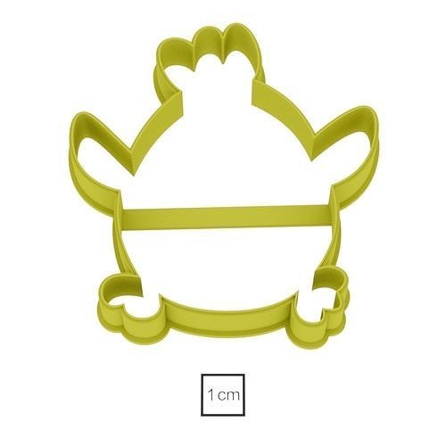 Chicken 2 cookie cutter for professional free 3D model 3D printable ...