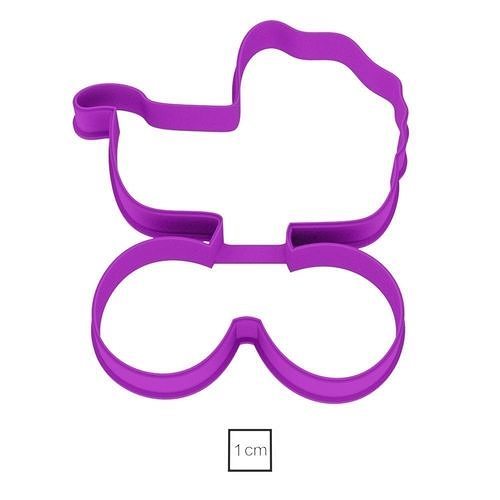 Baby stroller cookie cutter for professional free 3D model 3D printable