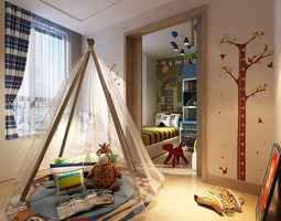 Kids Bedroom 3d Model kids 3d models | download 3d kids files | cgtrader Kids Bedroom 3d Model kids 3d models | download 3d kids files | cgtrader