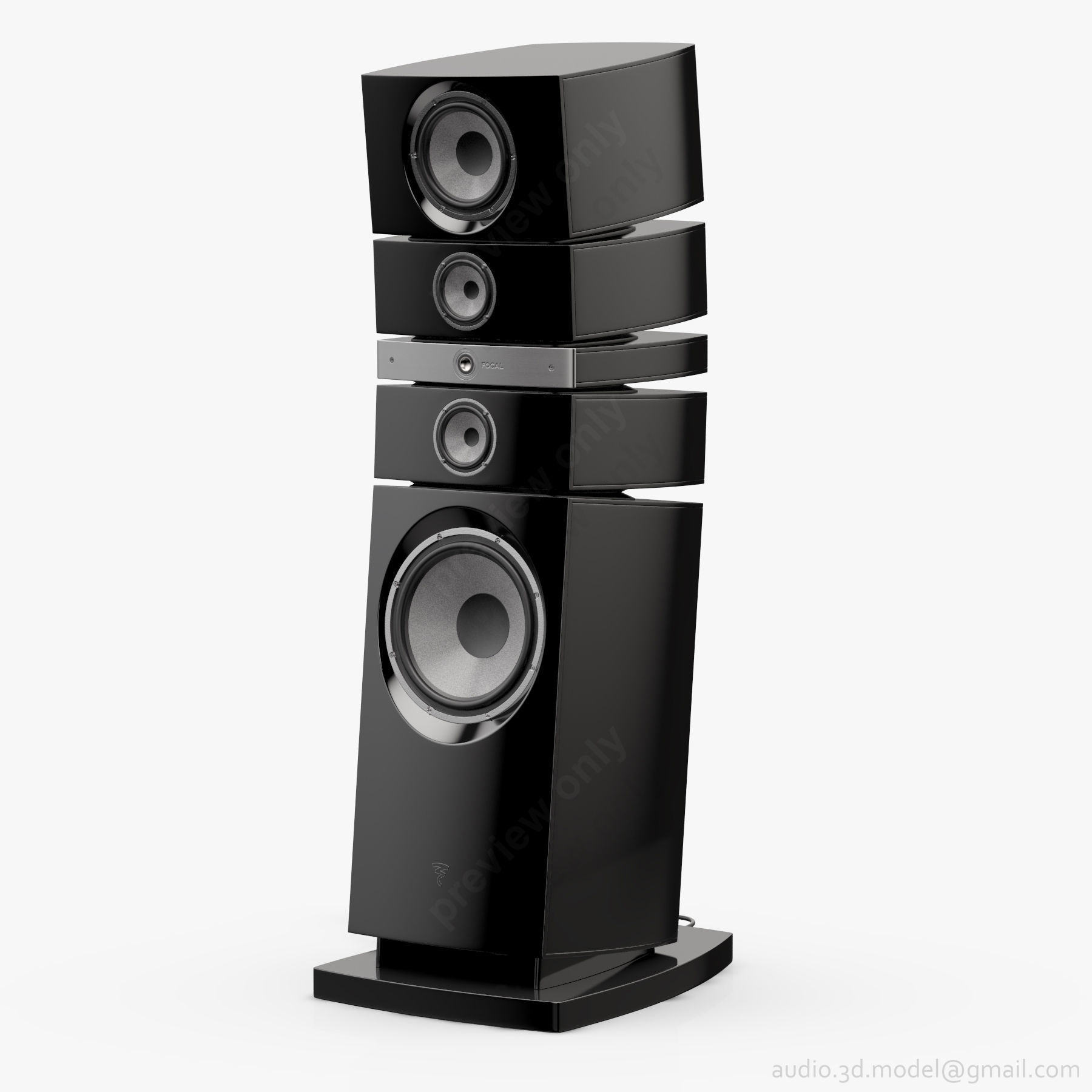 Focal JMLab Grande Utopia EM Black Lacquer