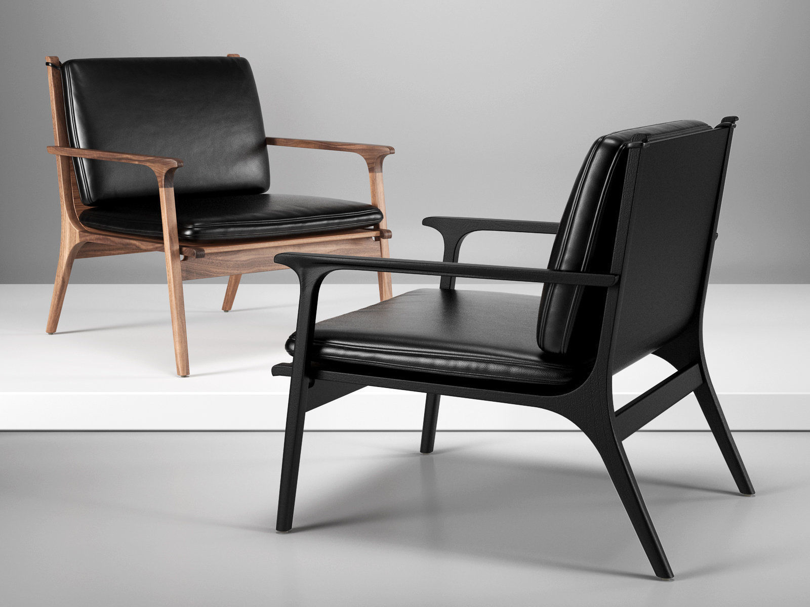 Ren Lounge Chair Large 3d Cgtrader Ren Lounge Chair Large 3d Model Max Obj Fbx C4d Skp Mxs 1