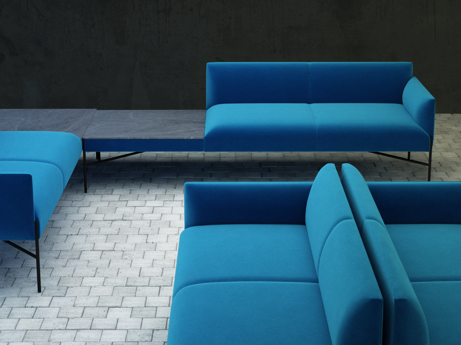 Sofa Set 3D model