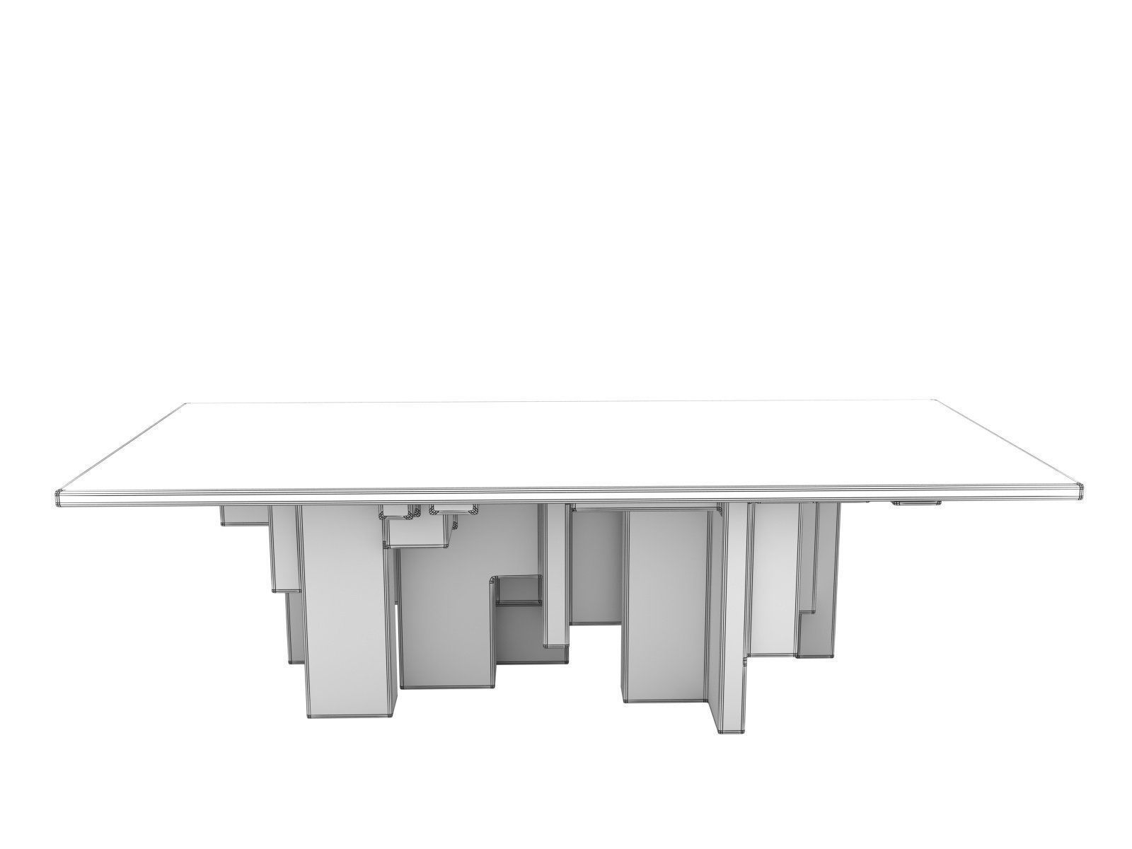 Primitive Table 3D model | CGTrader