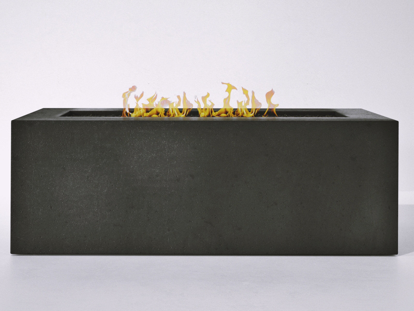 Topanga Natural Gas Fire Table 3D model CGTrader