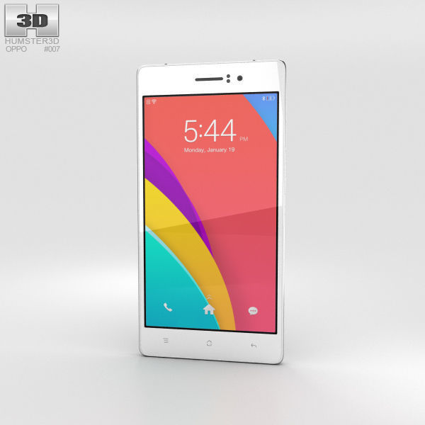  Oppo R5 Silver 3D model