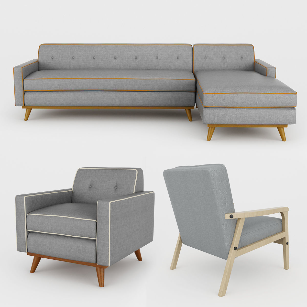 Modern Sofa Collection Cgtrader Modern Sofa Collection Cgtrader
