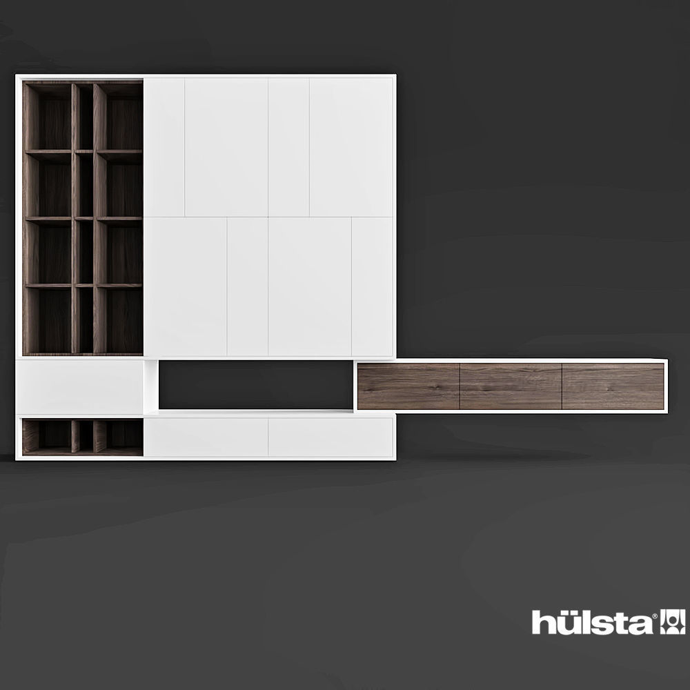 Hulsta Worhnwand Living Room 3D model