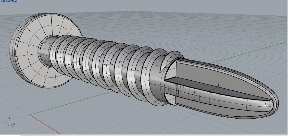 3D Screw Model Clear Model Printable 3D model 3D printable | CGTrader