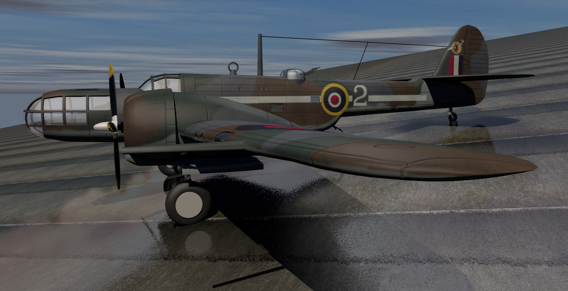Martin 167 Maryland Mk-1 3D model | CGTrader