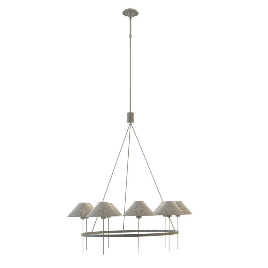 Hackney Large Chandelier 3D model CGTrader