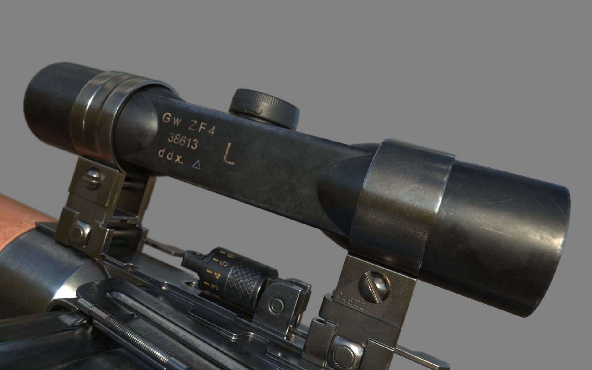 3D model FG-42 German Paratrooper Rifle PBR VR / AR / low-poly | CGTrader