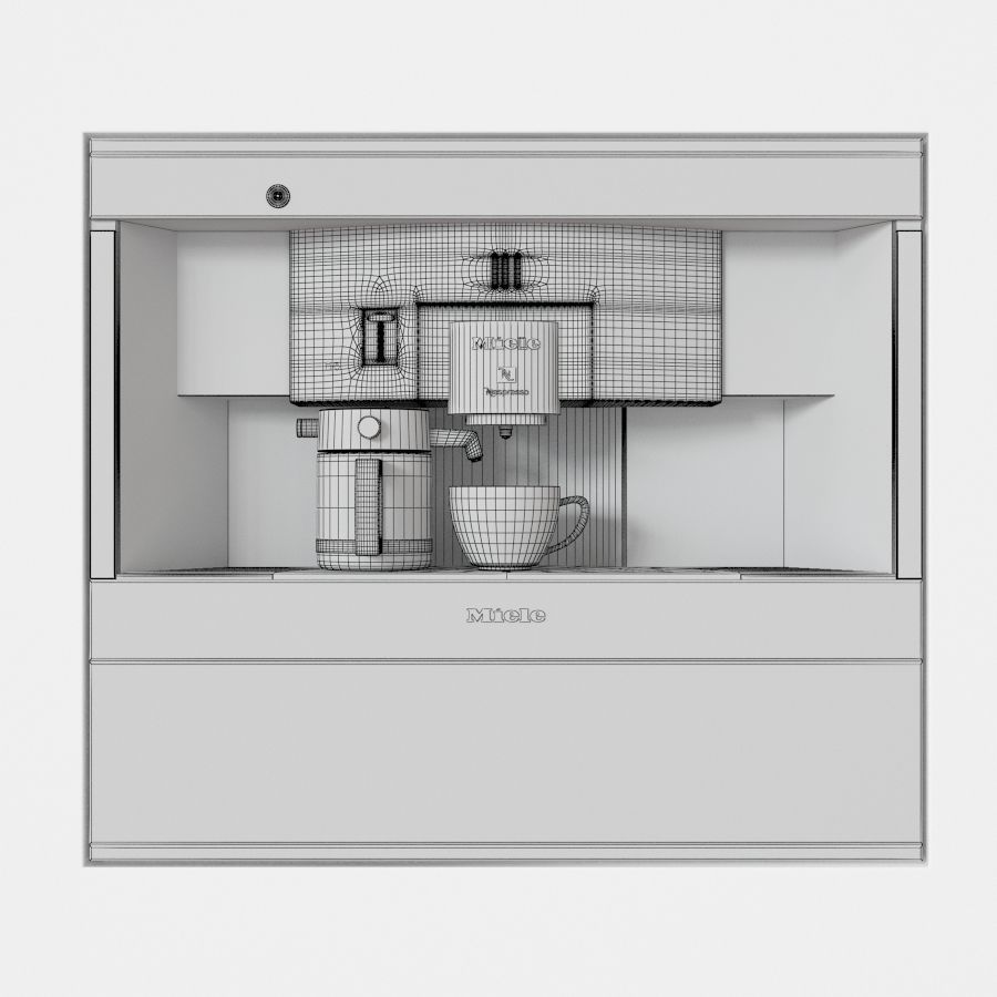 Miele CVA 6431 Builtin coffee machine with Nespresso system 3D model