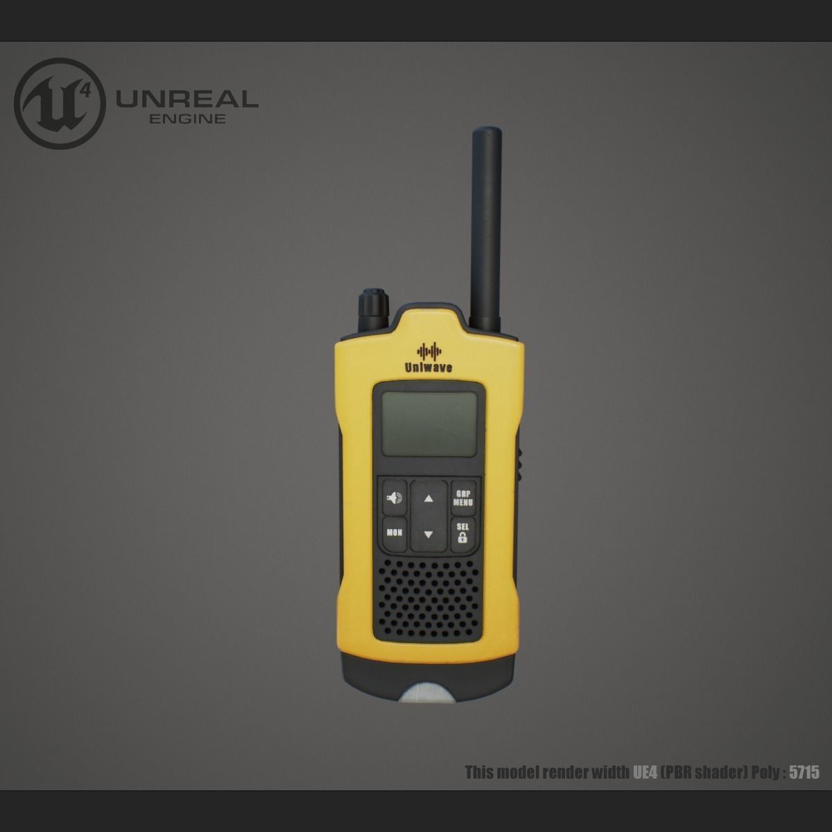 3D model Radio scanner VR / AR / lowpoly CGTrader