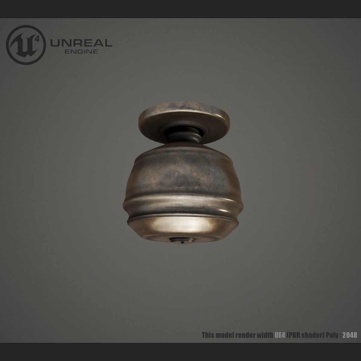 3D model Door handle ball VR / AR / lowpoly CGTrader