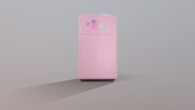 3d print Doll Fridge 3D model 3D printable | CGTrader