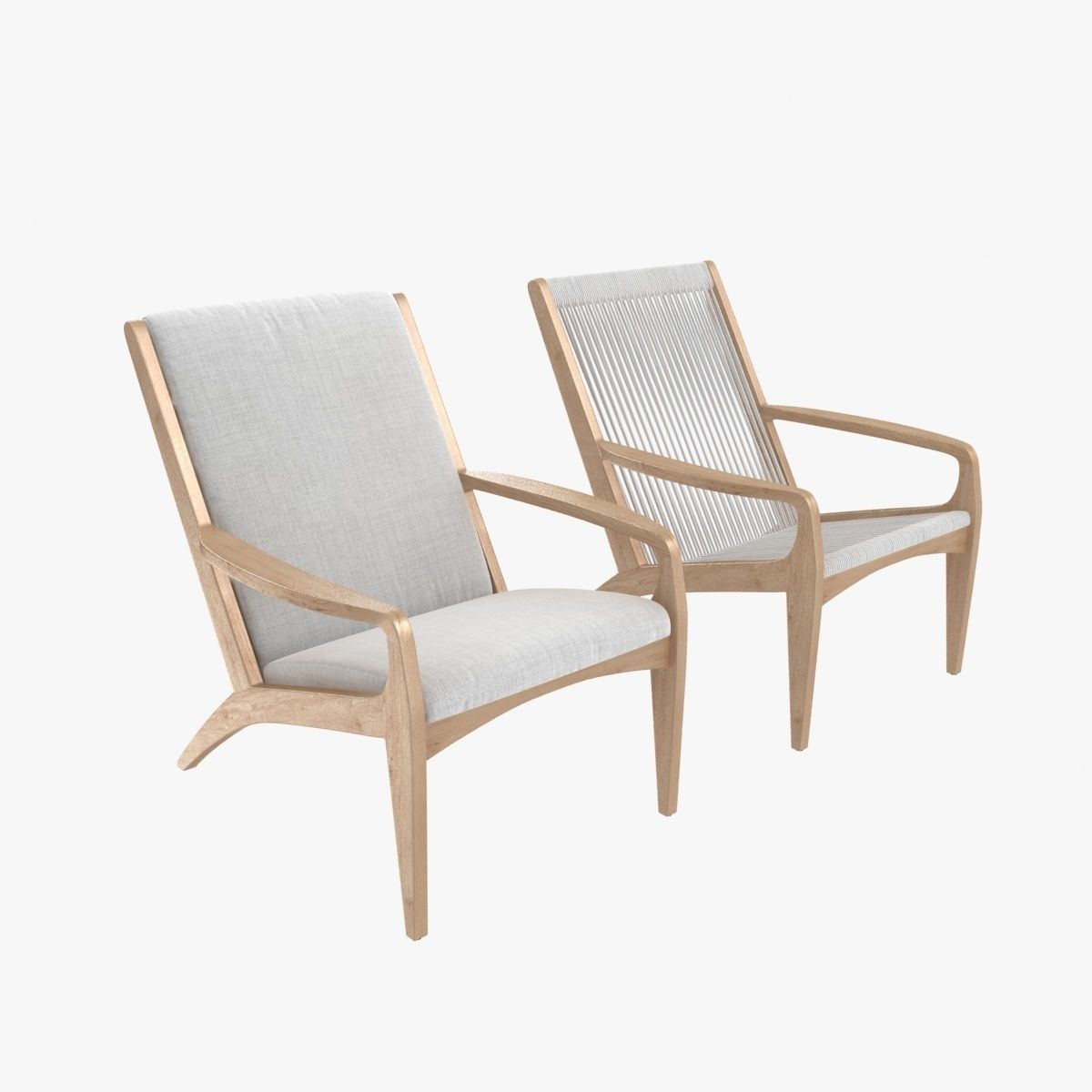 gisele lounge chair by sossego 3D model
