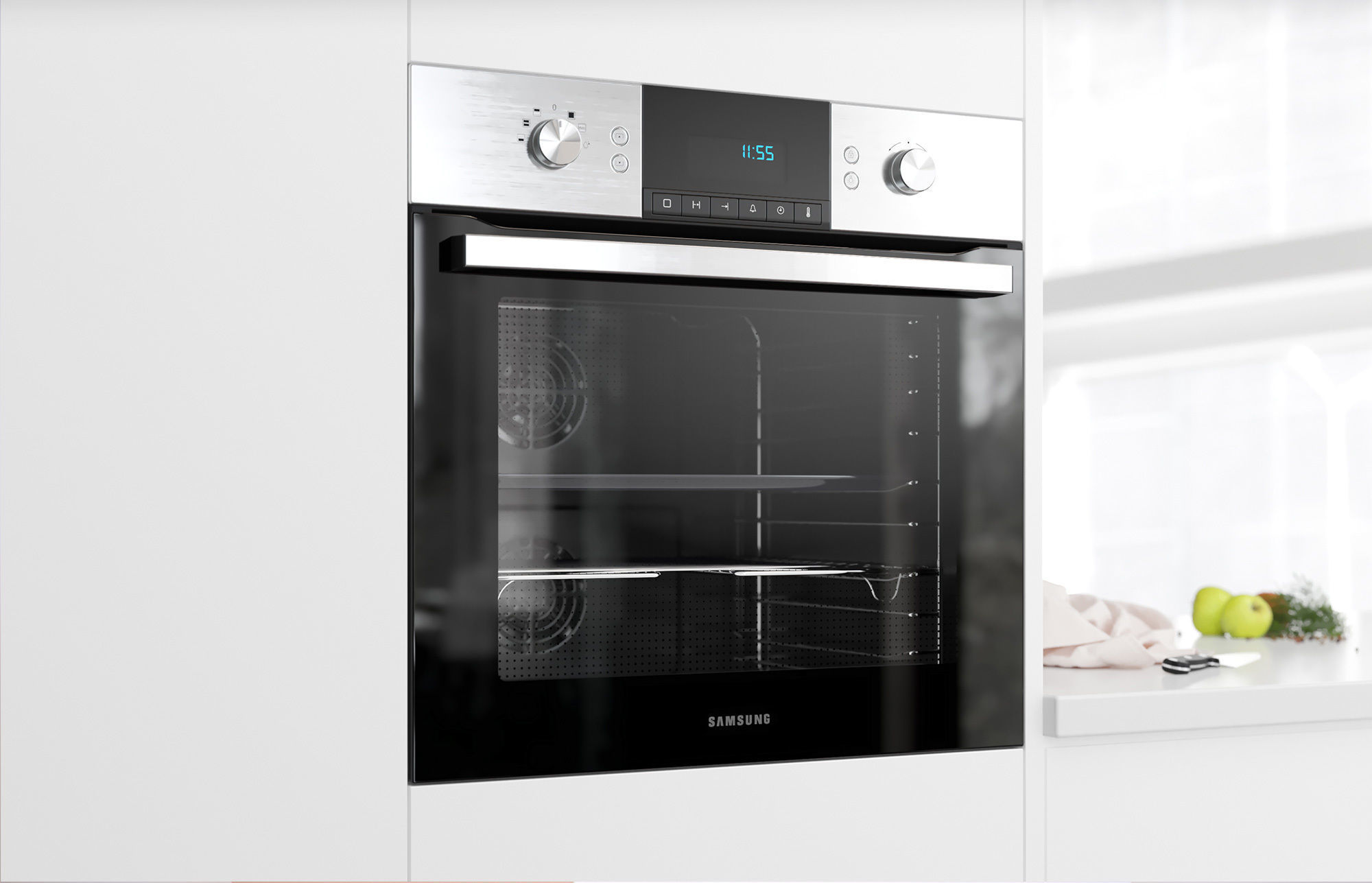 Modern full glass oven
