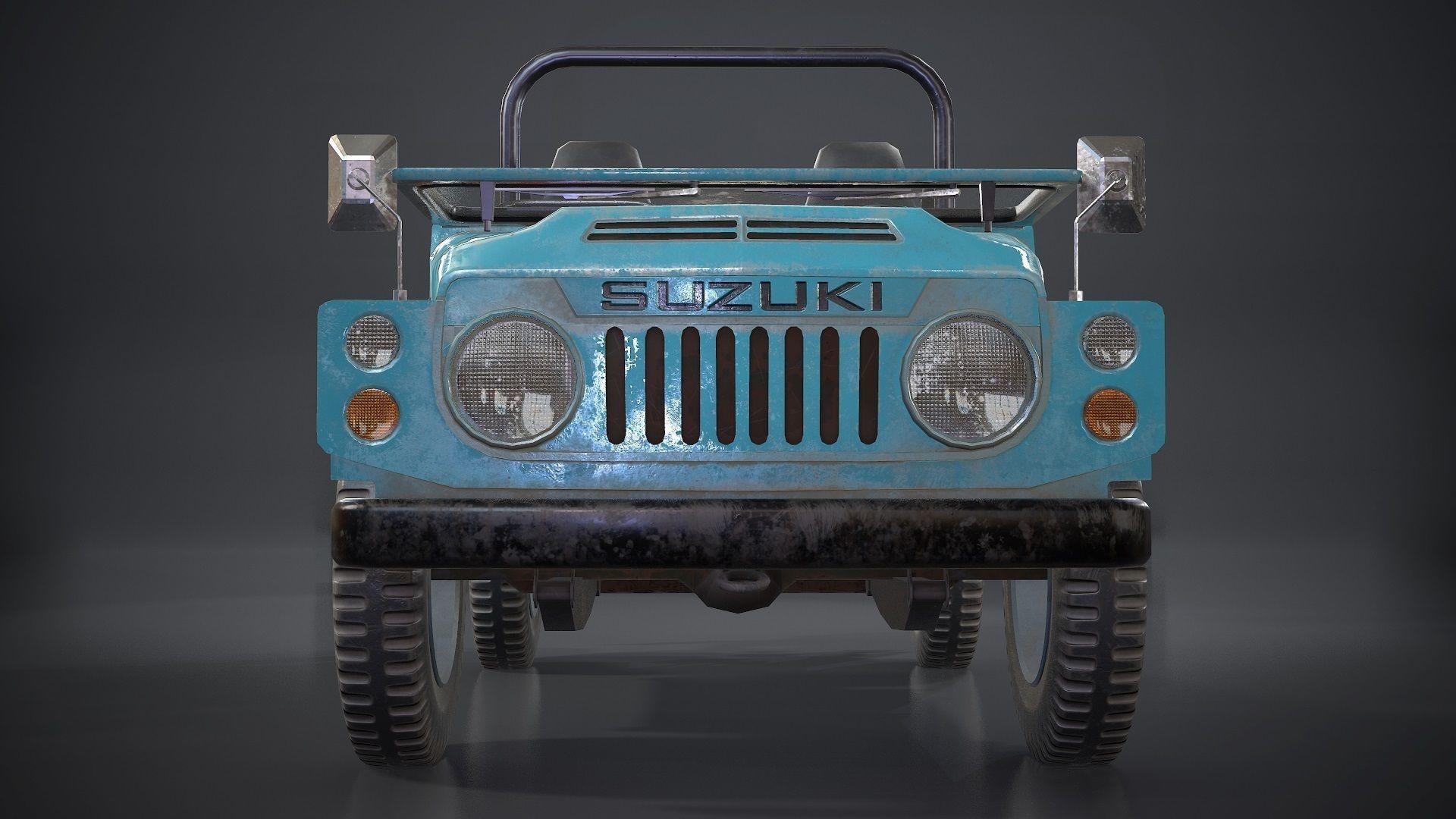 3D model Suzuki Jimny SJ20 1977-80 v2 VR / AR / low-poly | CGTrader