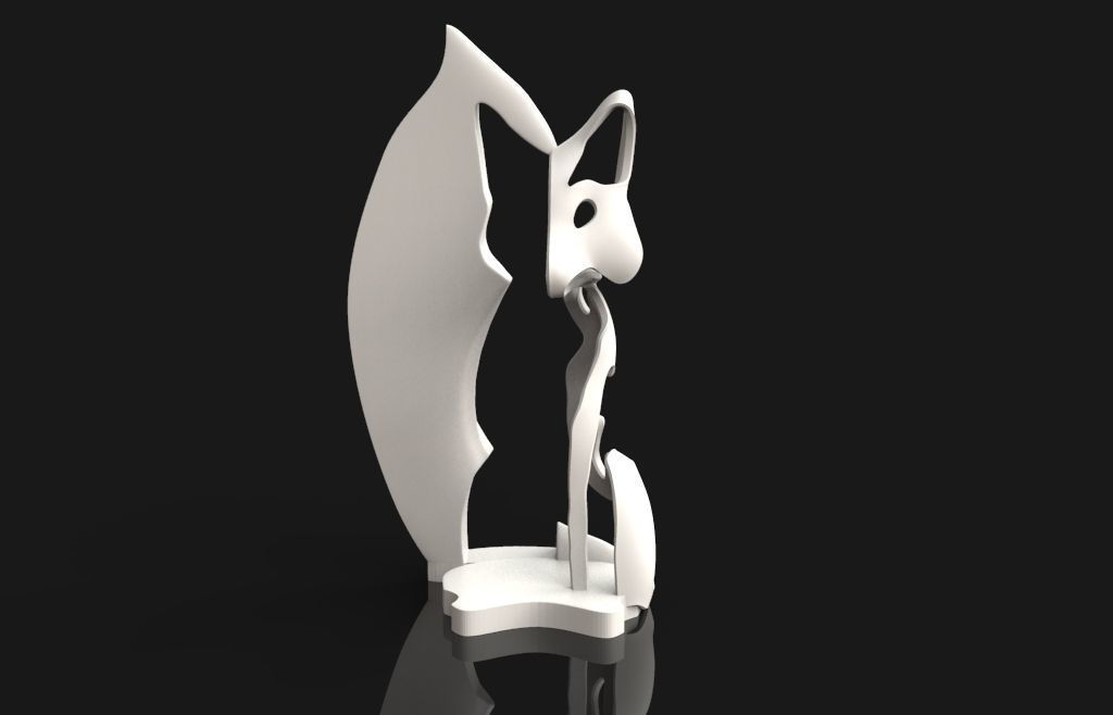 3d Printable Fox 3D model 3D printable | CGTrader