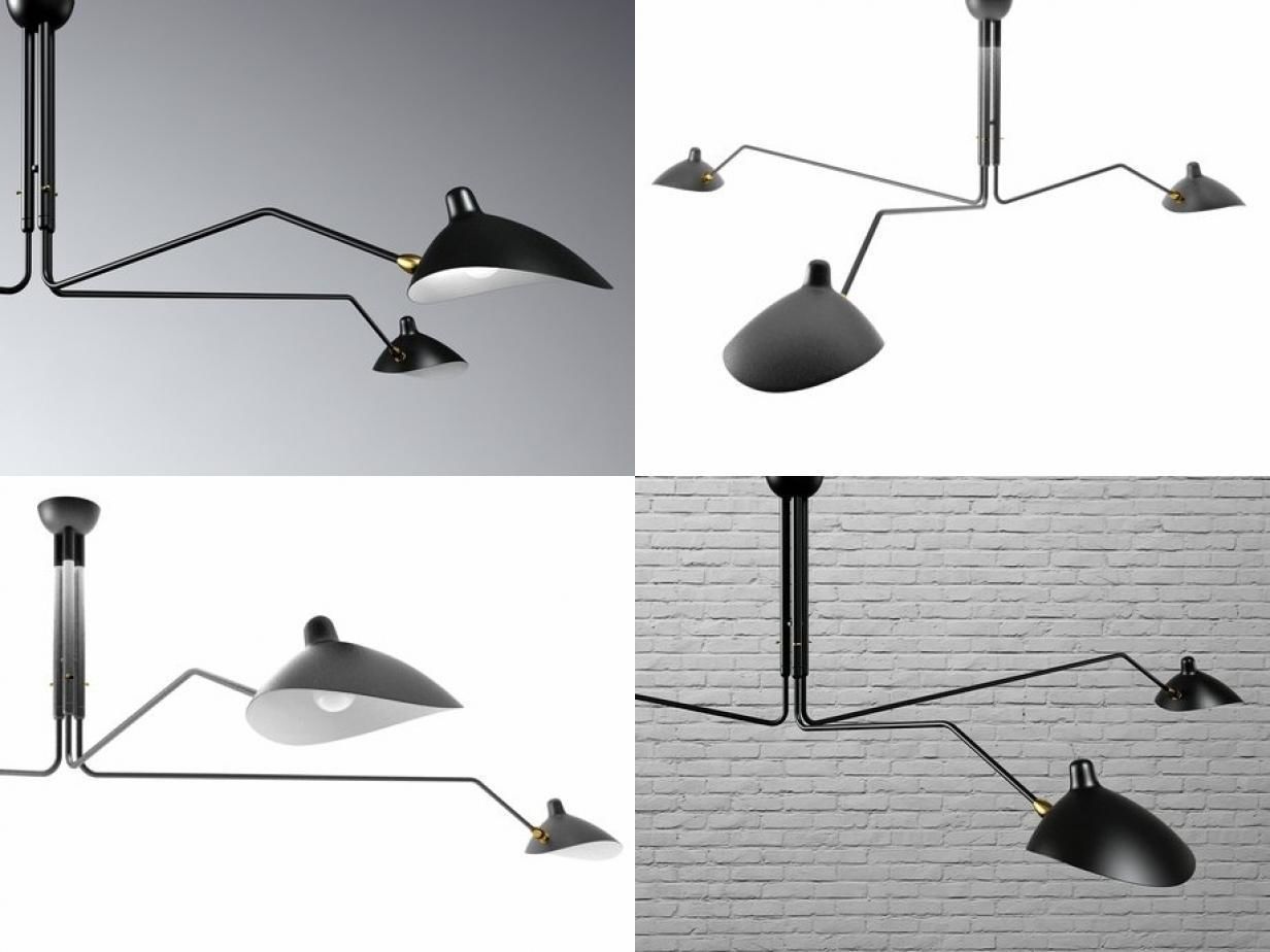 Three Arm Lamp