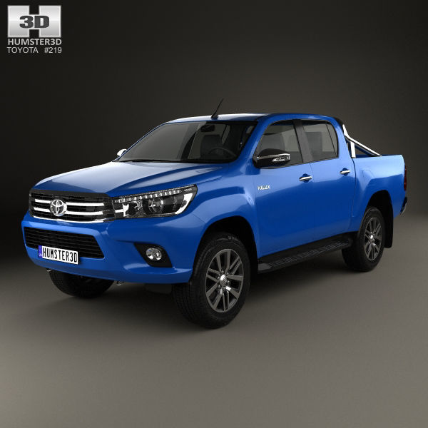  Toyota Hilux Double Cab SR5 2015 3D model