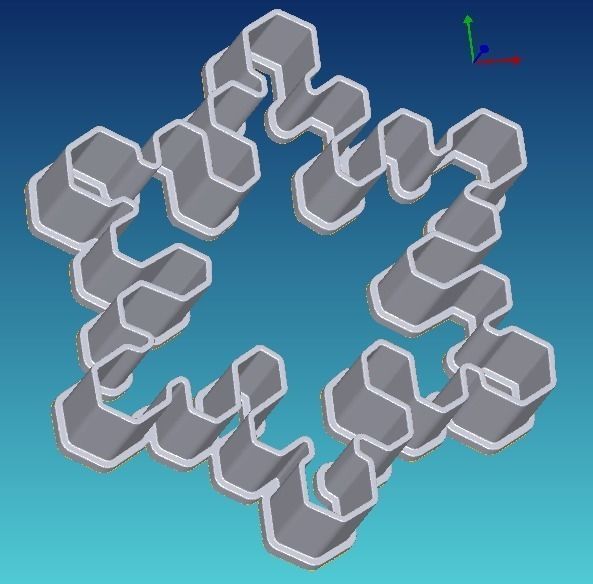 Snowflake cookie cutter 3 Frozen